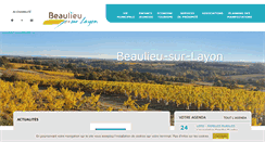 Desktop Screenshot of beaulieu-sur-layon.com