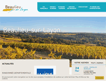 Tablet Screenshot of beaulieu-sur-layon.com